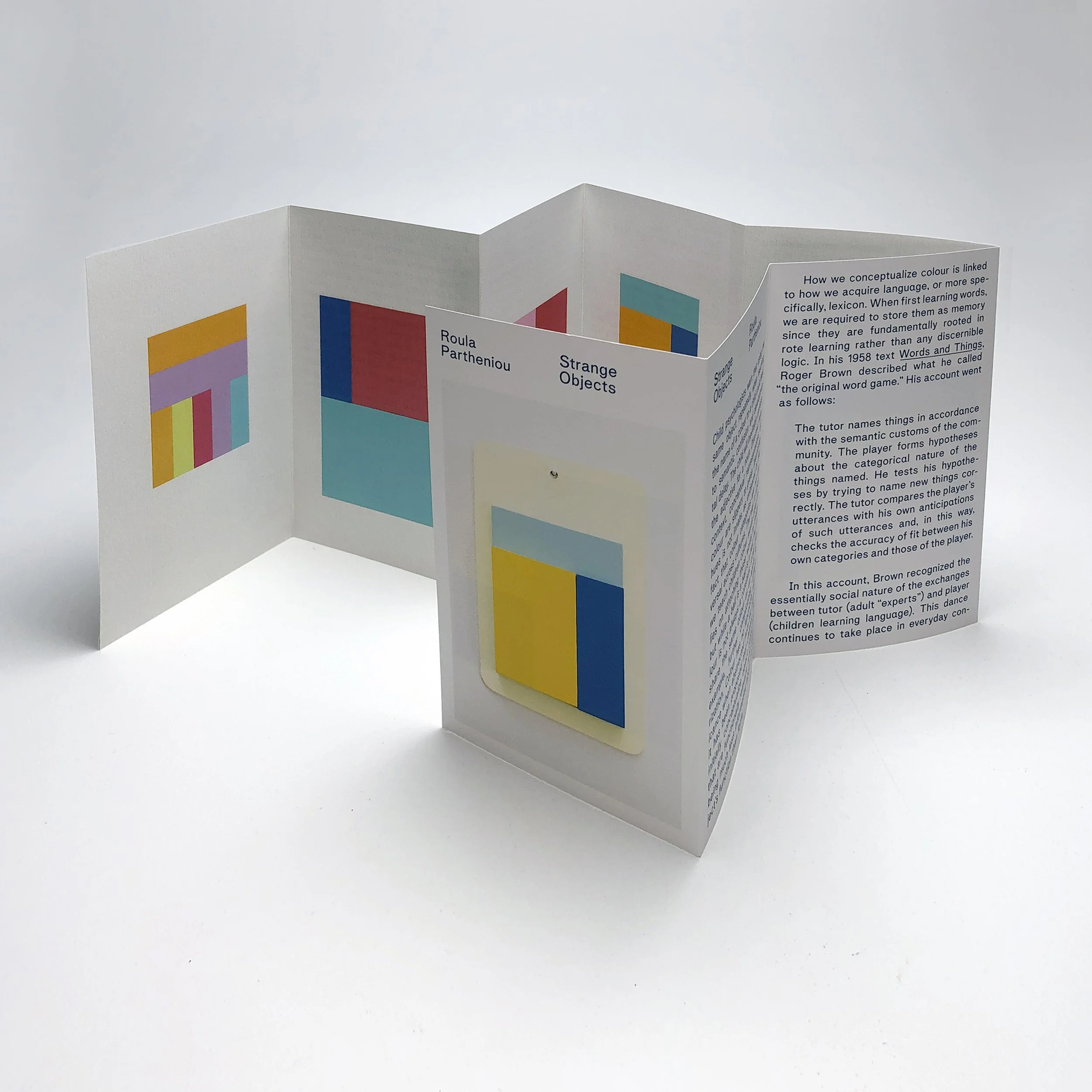 'Strange Objects' published by Marta, edition of 100, 2022