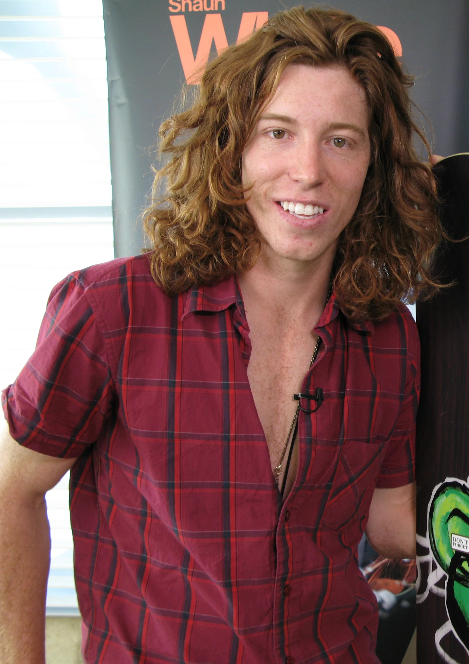 Double gold medalist Shaun White’s loss in the half-pike at the Sochi Games had some fans speculating if like Samson he lost strength when he cut his famous mane. Photograph by Veronica Belmont.