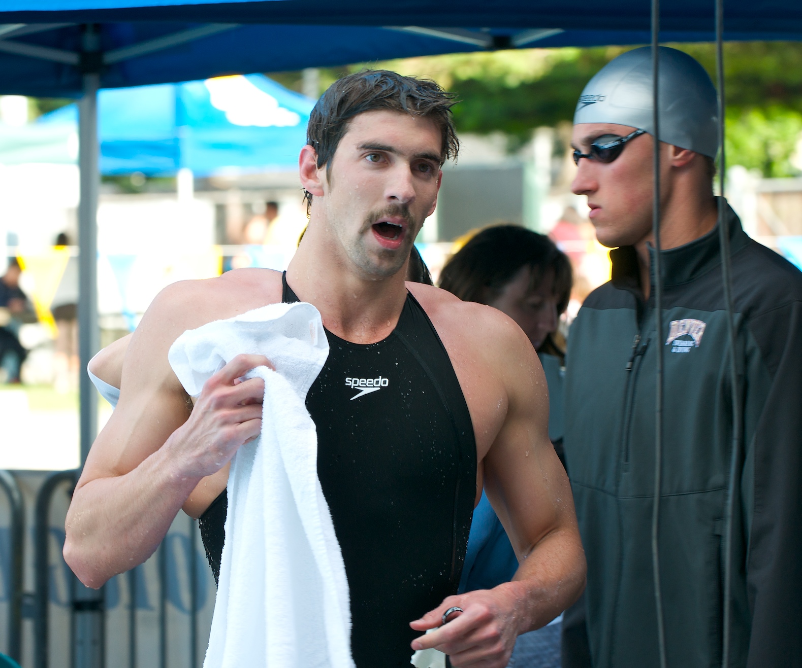 Michael Phelps in 2009. Photo by J.D. Lasica.