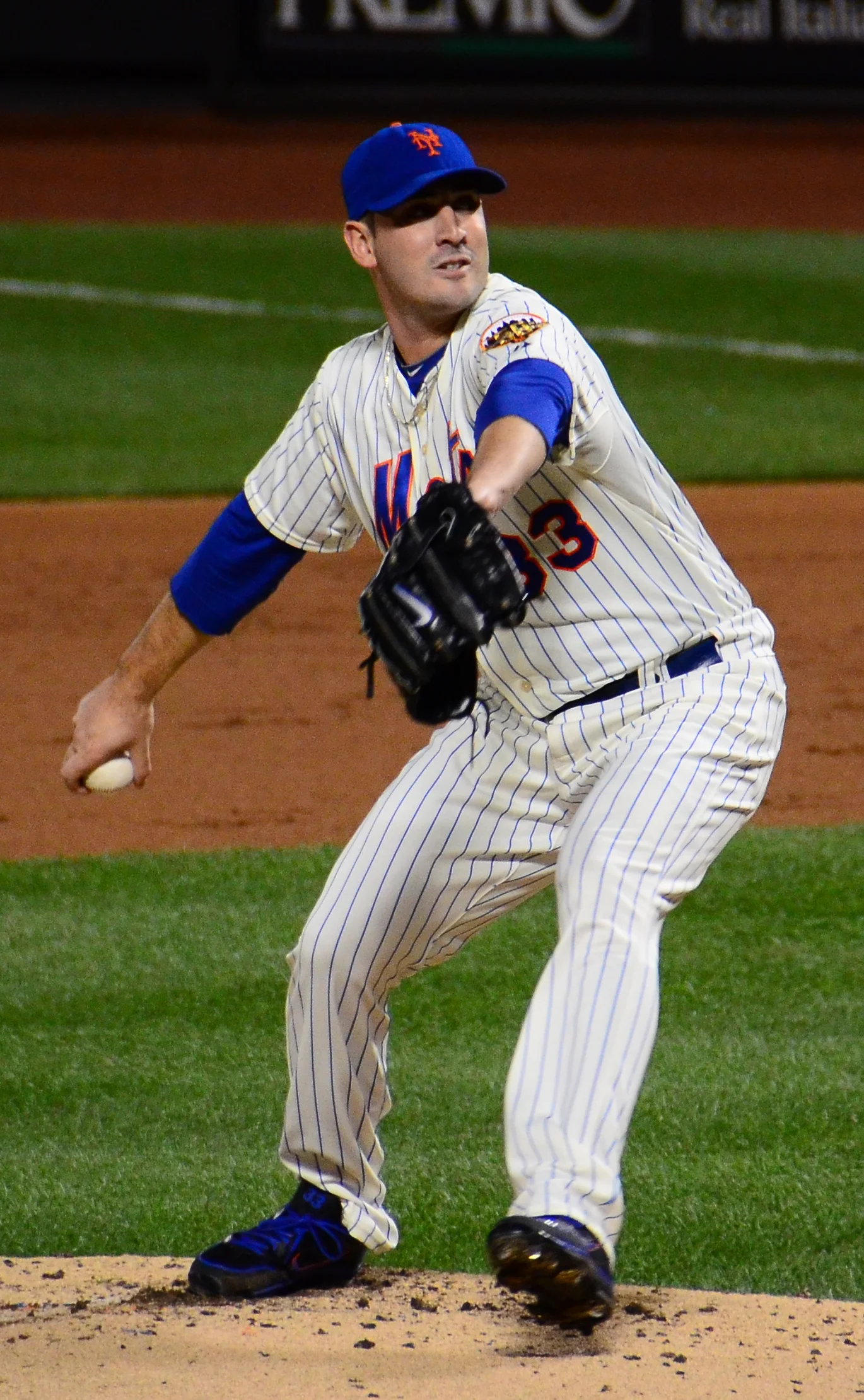 Matt Harvey in action in 2012
