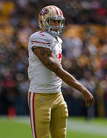 Colin Kaepernick will not be charged with sexual assault after an April incident in Miami. Photograph by Mike Morbeck.