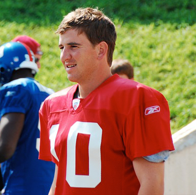 Eli Manning – New York Giants’ quarterback and one of the faces of the “No More” anti-domestic violence campaign