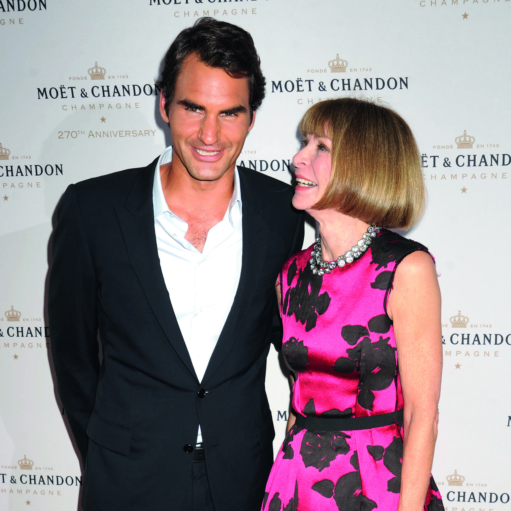   © The Stylish Life - Tennis, published by teNeues, www.teneues.com. Moet &amp; Chandon celebrate its 270th Anniversary with Roger Federer in NYC, Photo © Johns PKI/Splash News/Corbis.  
