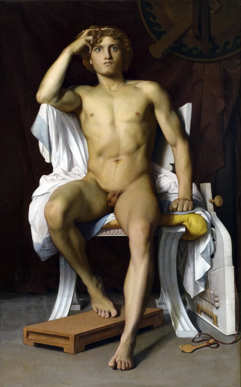 François-Léon Benouville’s “The Wrath of Achilles” (1847), oil on canvas.