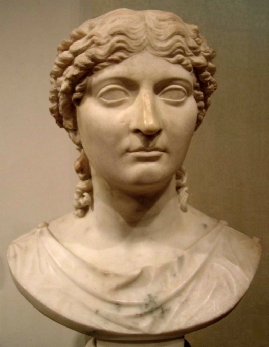 Agrippina the Younger, mother of Nero, first-century marble, National Museum of Warsaw.
