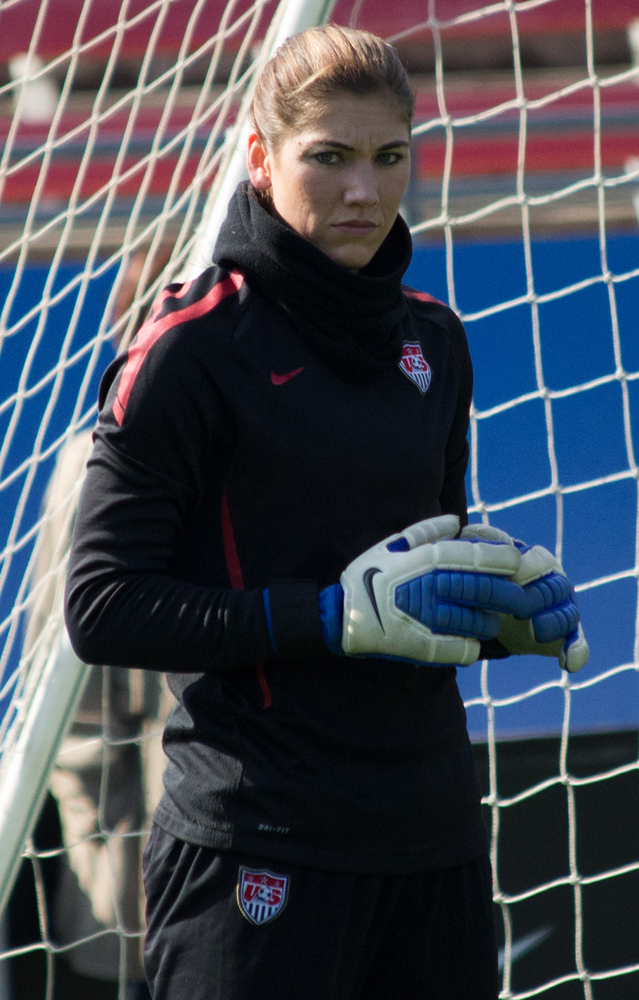 Hope Solo is among the members of the U.S. women’s soccer team accusing the U.S. Soccer Federation of pay discrimination.