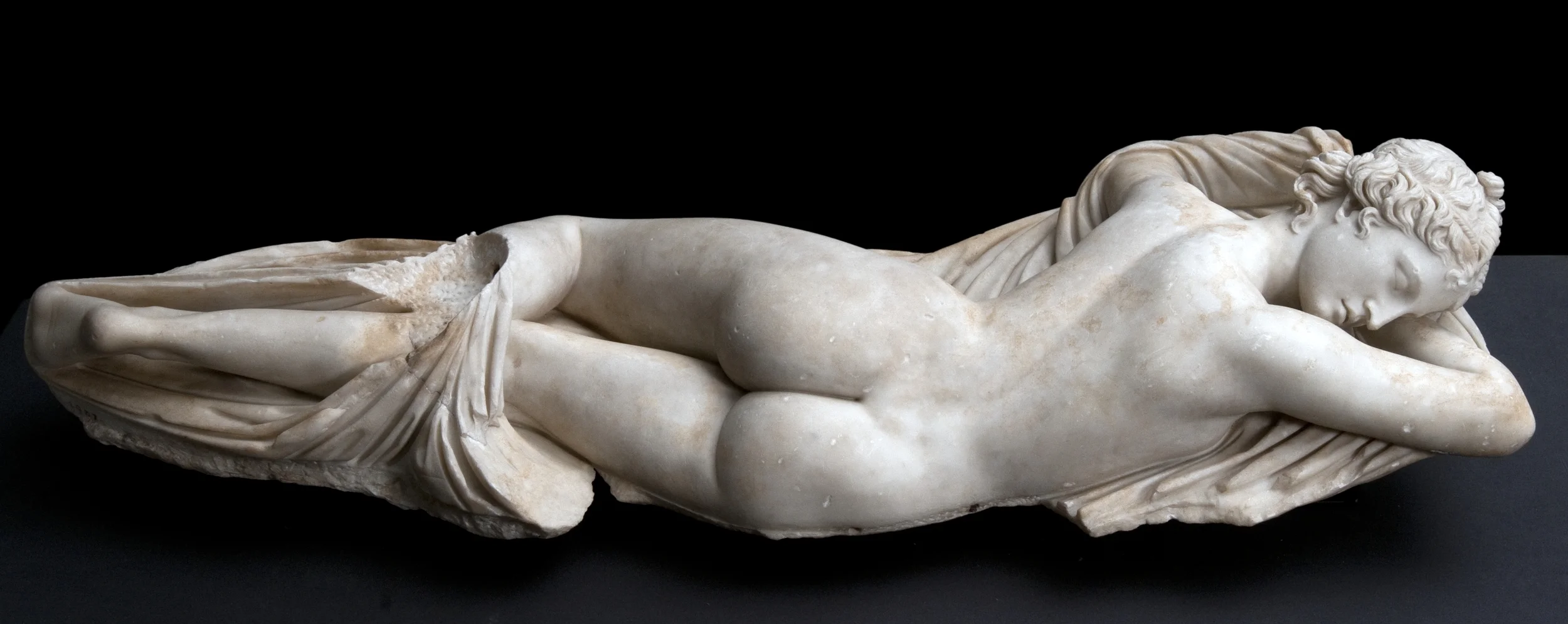 “Sleeping Hermaphrodite,” Roman, first half of the 2nd century, copy of a Greek original of the 2nd century B.C., marble, Palazzo Massimo alle Terme, Rome.