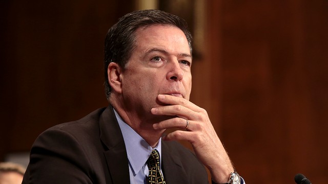 Former FBI Director James Comey. Image here . 