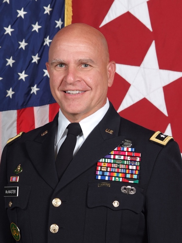 National Security Adviser H.R. McMaster, seen in his Army days, says President Donald J. Trump did not spill the beans to the Russians. Photograph courtesy U.S. Army Public Affairs