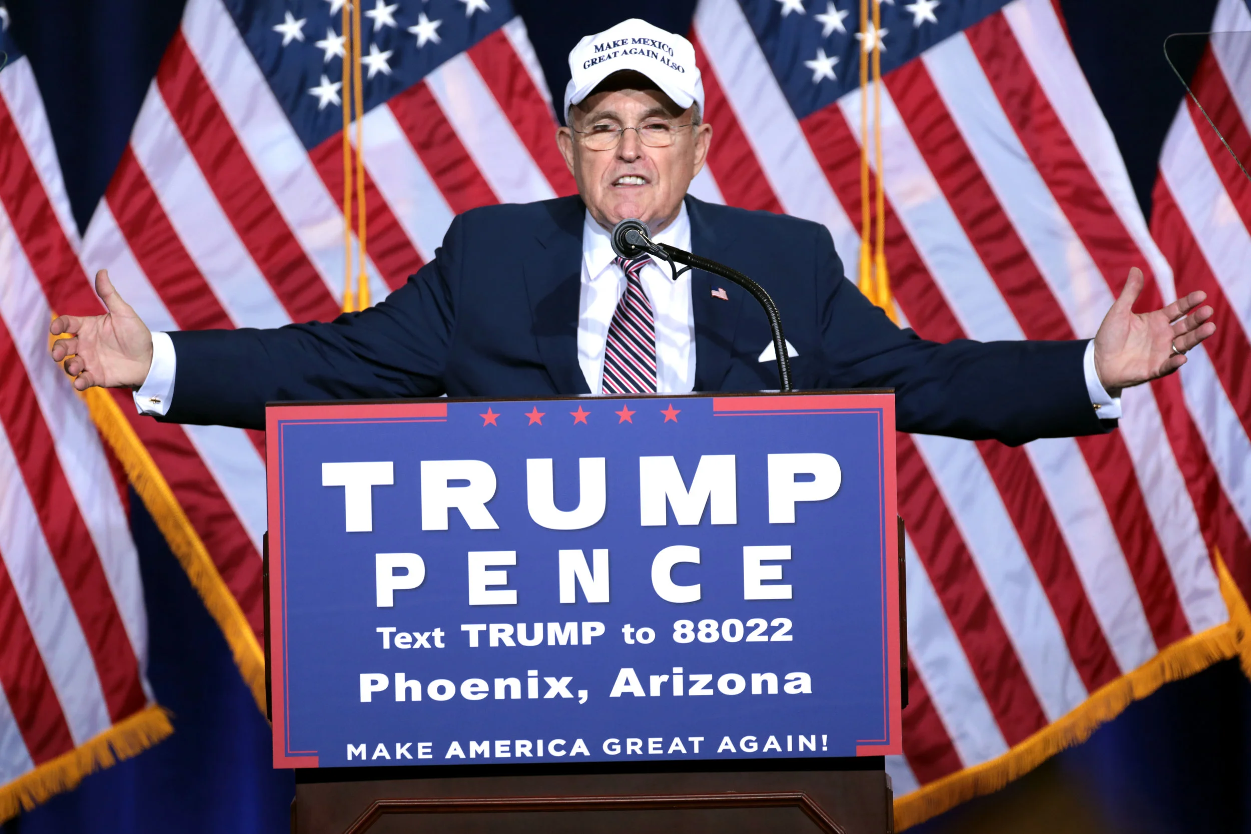 Always in search of a windmill to tilt at, Rudolph Giuliani is now one of President Donald J. Trump’s lawyers. But for how long?