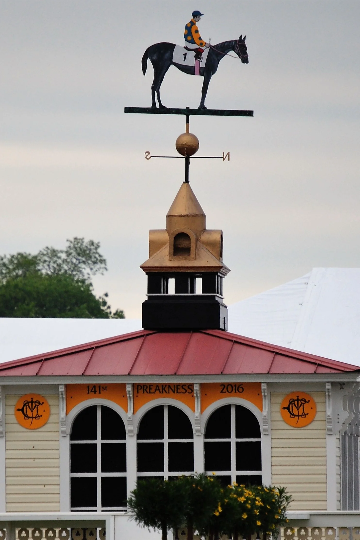 Pimlico paints its weathervane the colors of the winning Preakness horse. After this Preakness, the track should paint it the colors of Bodexpress.