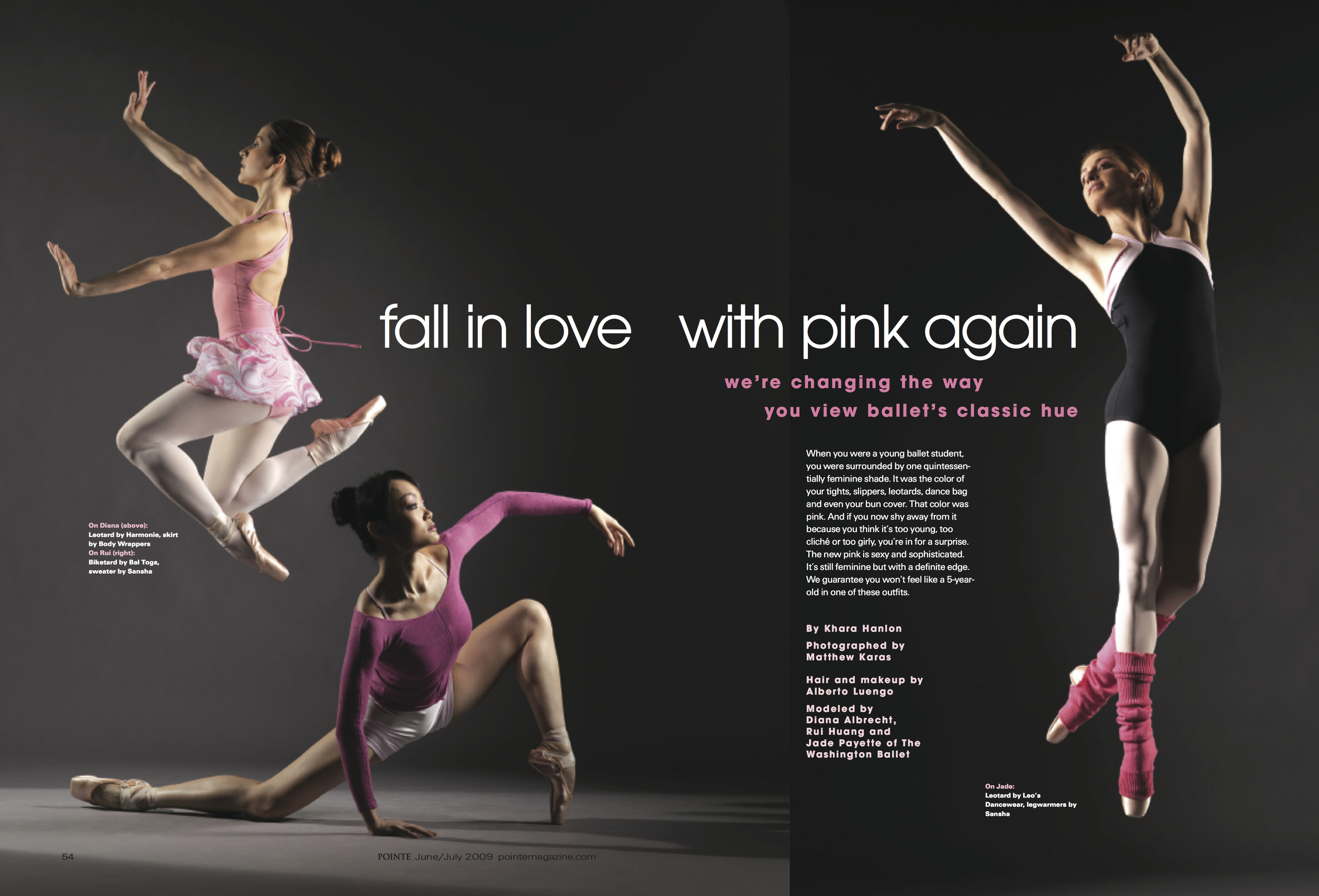  Concept, writing, styling, dancer direction for Pointe magazine. &nbsp; 