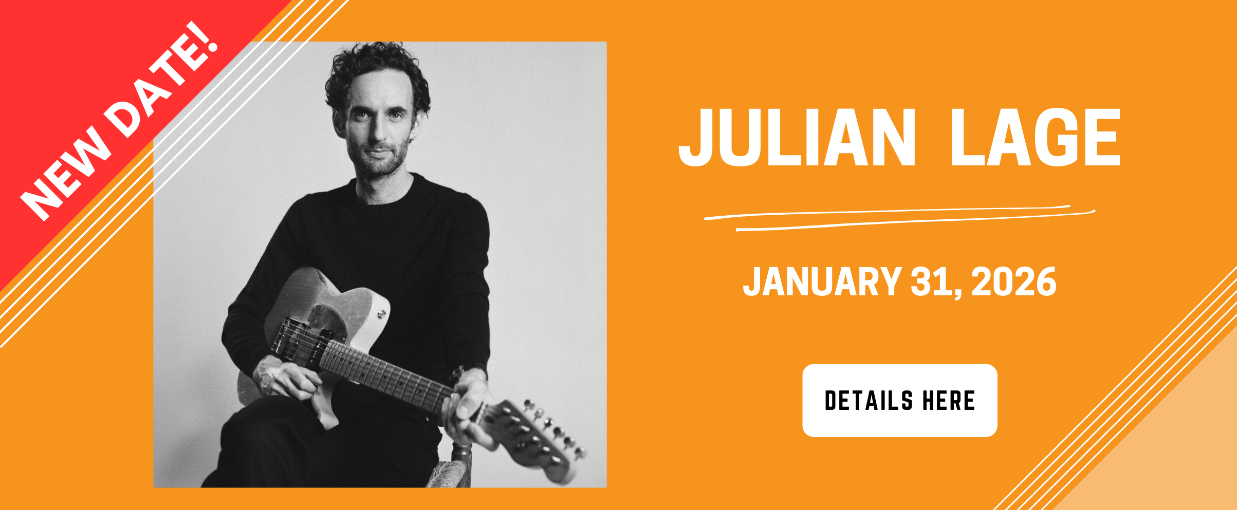 Julian Lage - Rescheduled
