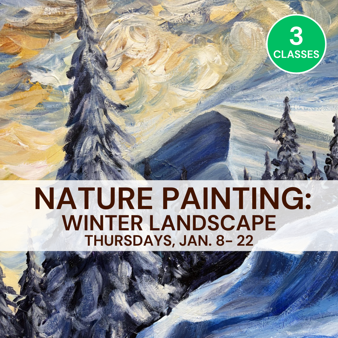 January - Nature Painting: Winter Landscape