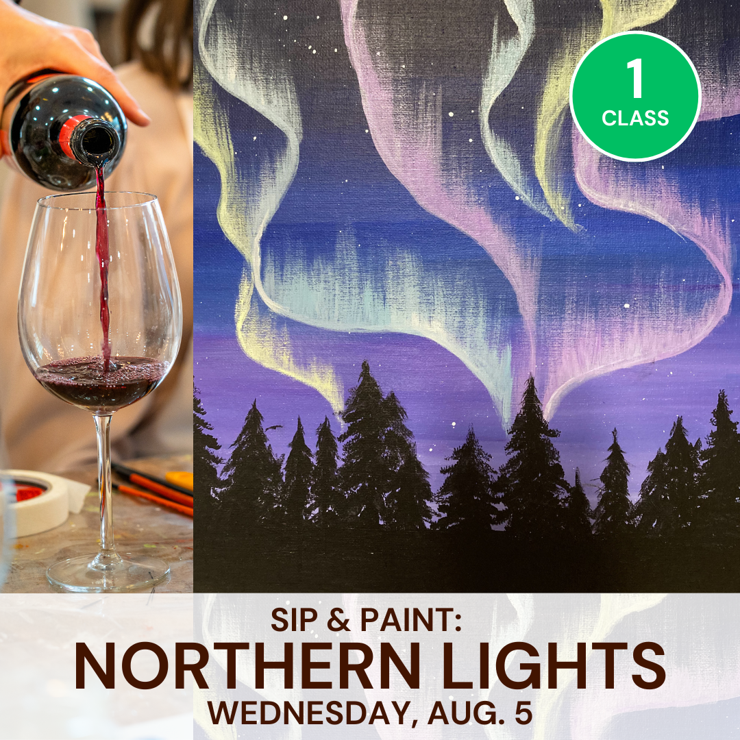 August: Sip & Paint: Northern Lights