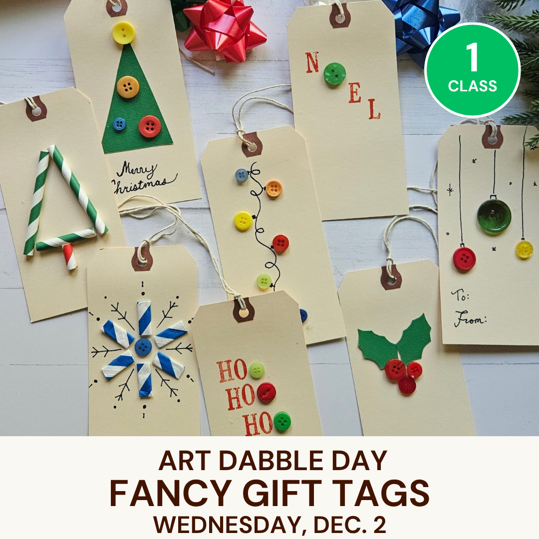 Art Dabble Day: Fancy Gift Tags