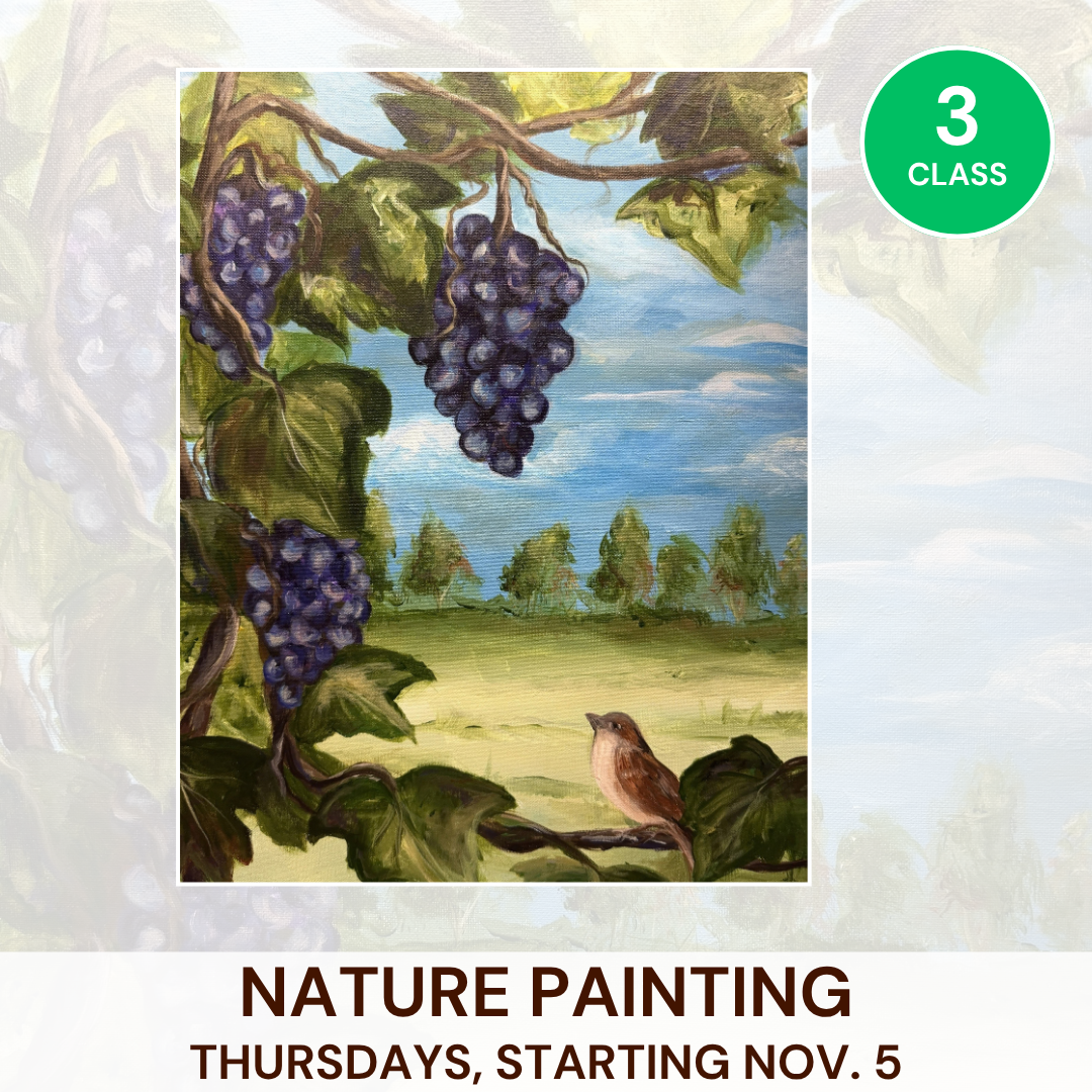 Nature Painting: Scenic Grapevine