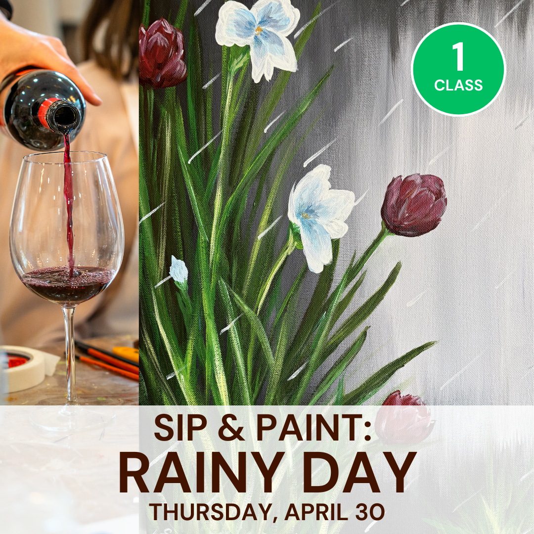 April: Sip & Paint: Rainy Day