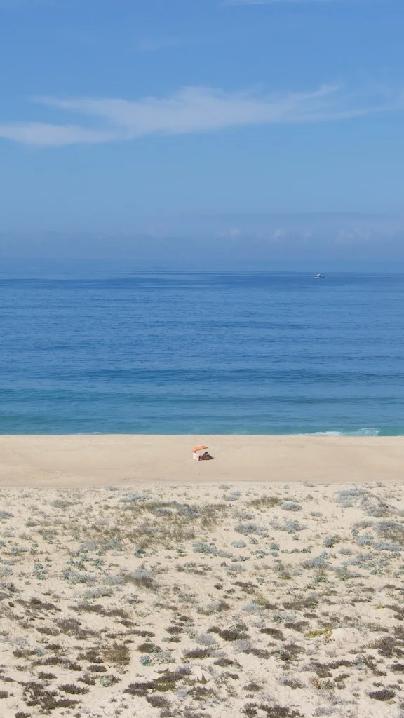 Visiting Praia do Norte in Nazaré, Portugal