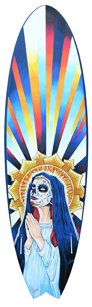 Caspian's Madonna Board was auctioned for $3000.00.