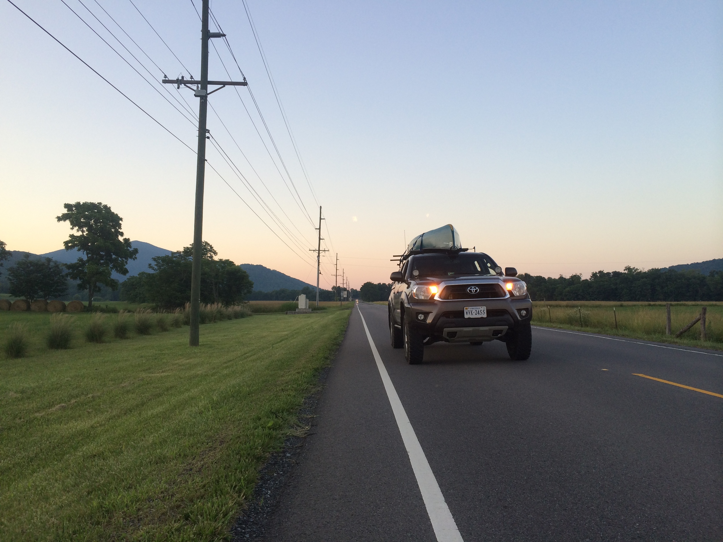 Near Sedalia, Virginia on St. Rt. 122 (Big Island Highway)