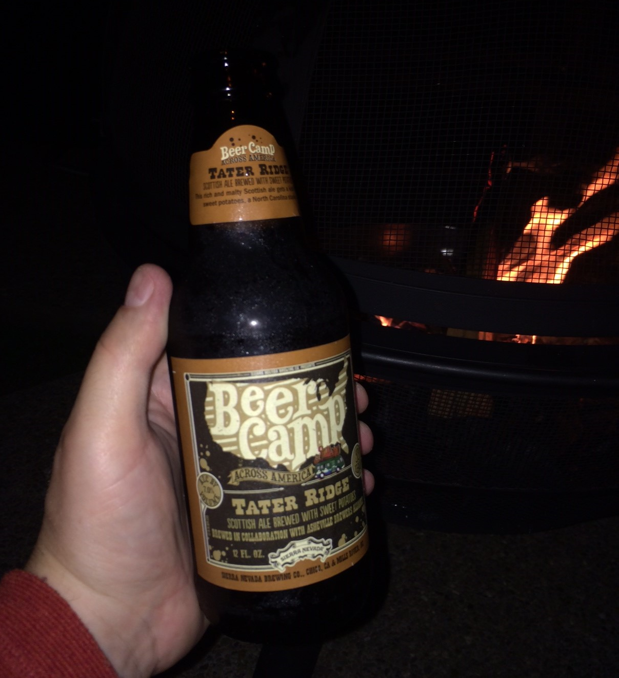 This picture was taken out by my fire pit.