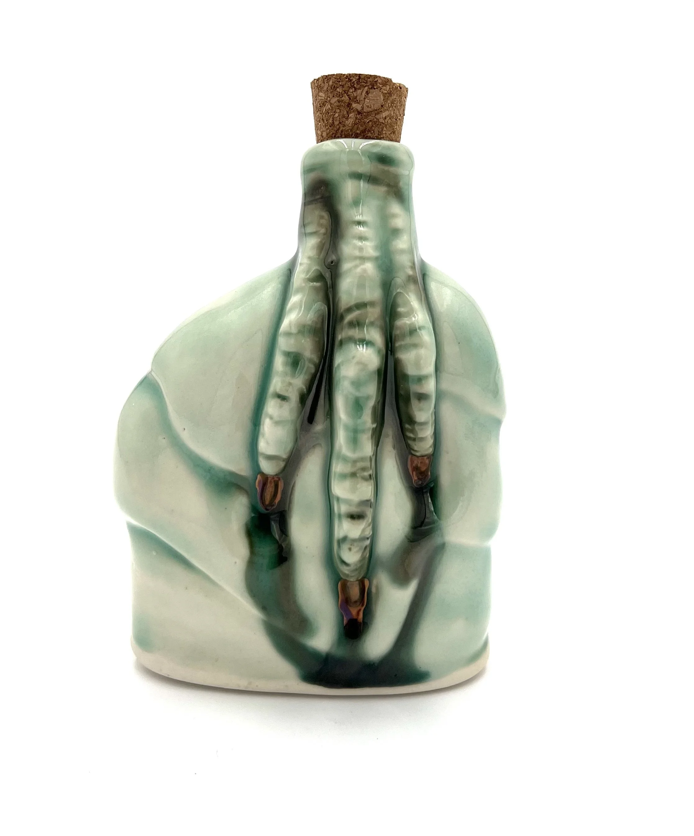 celadon and copper claw flask _03.jpg