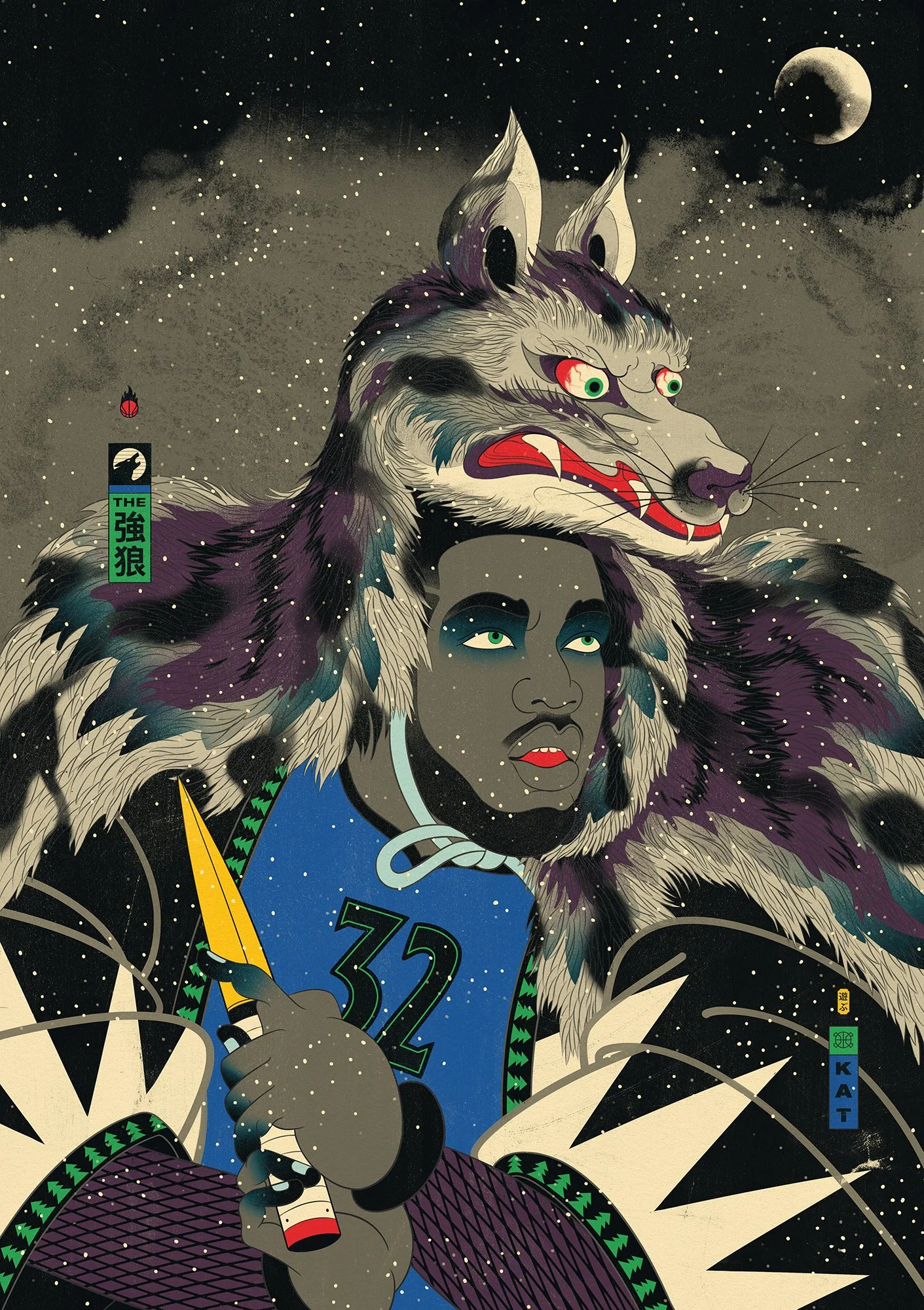 Edo Ball Basketball Art Karl Anthony Towns NBA