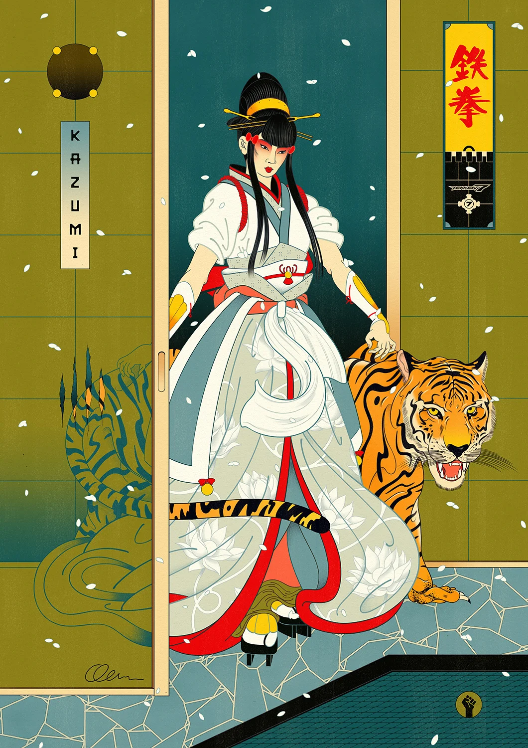 Tekken 7 — Kazumi In-Game Artwork