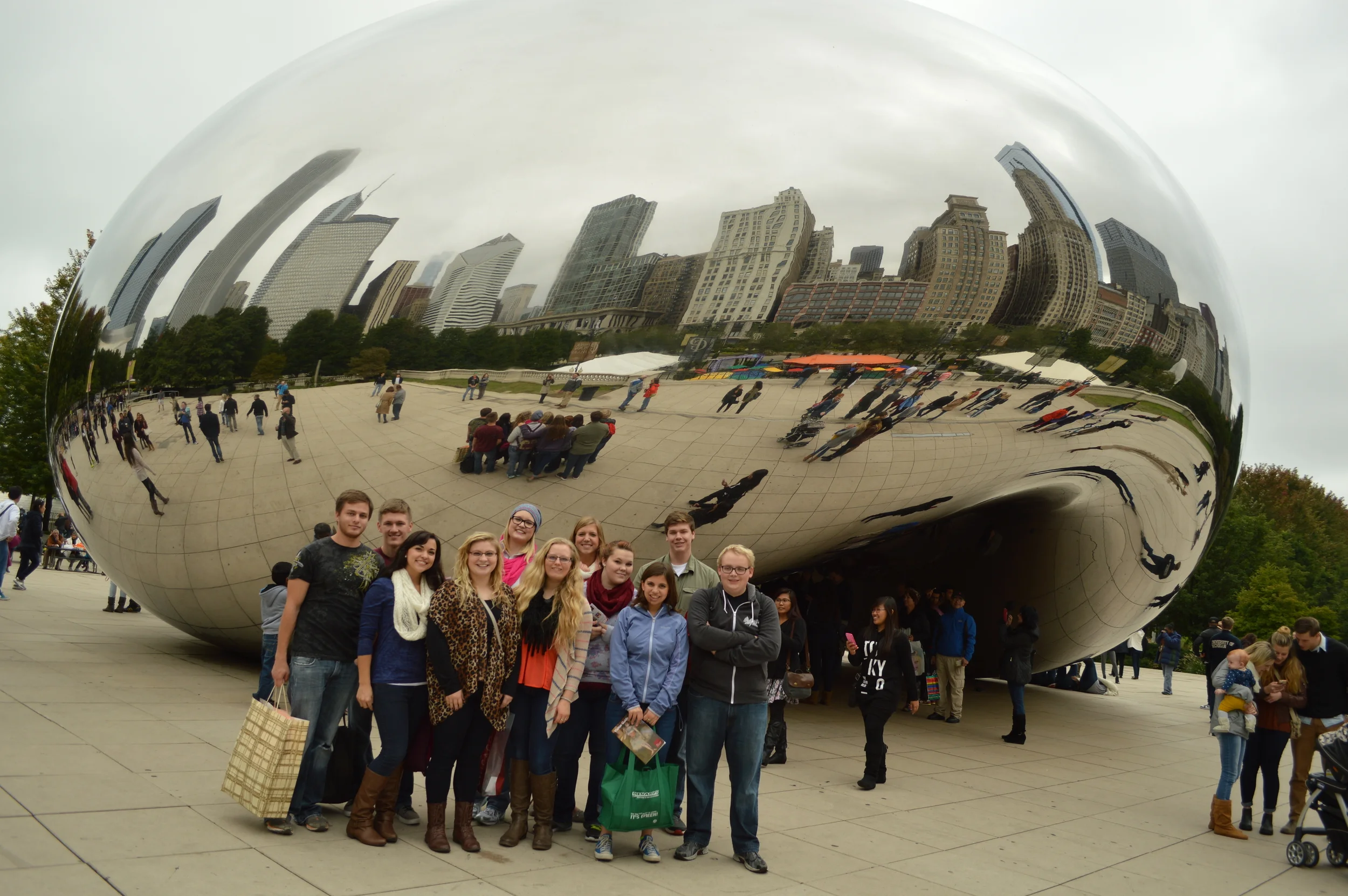 The team at the Bean in downtown Chicago!