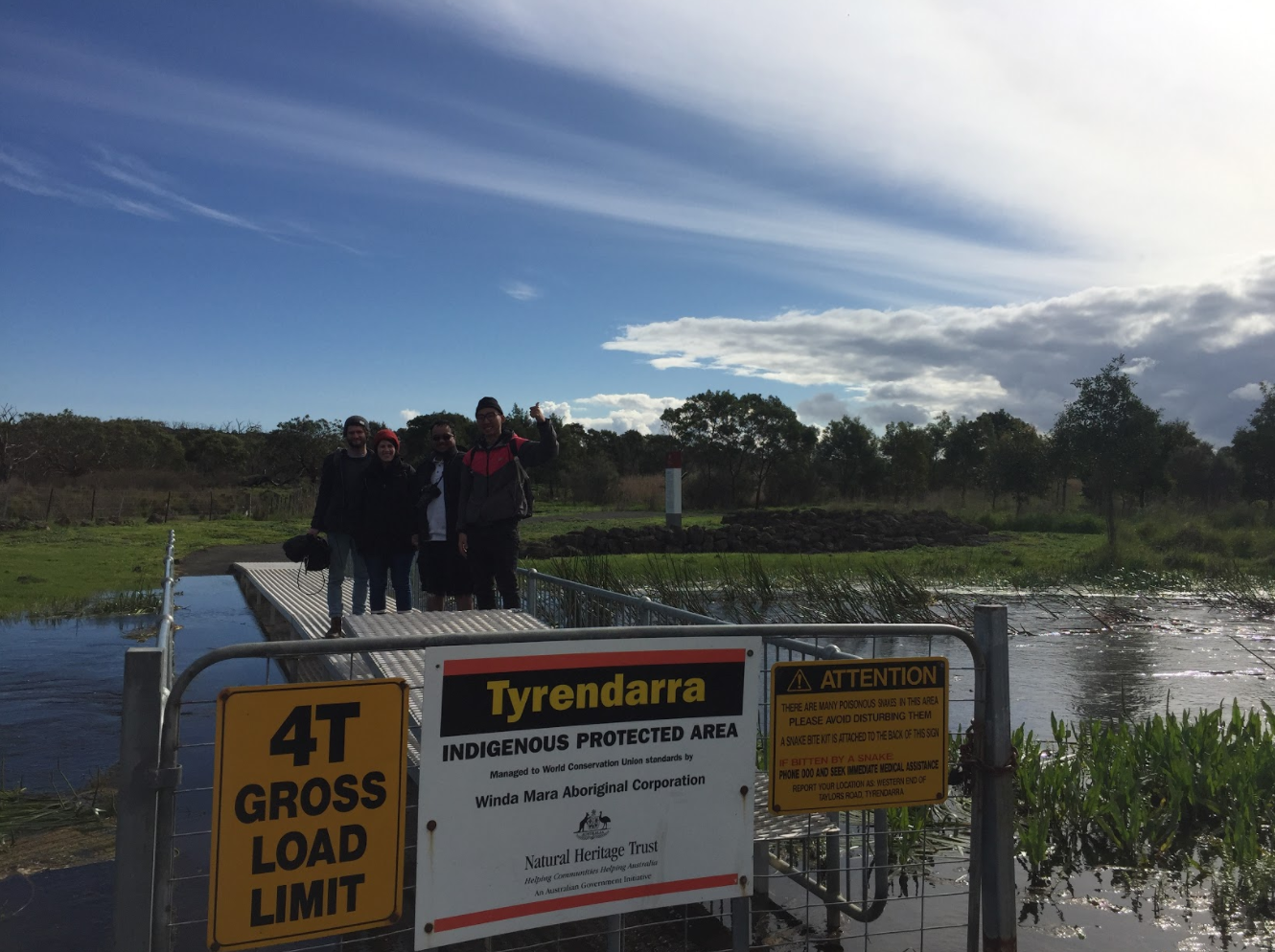 RMIT MASTER OF MEDIA STUDENTS AT TYRENDARRA INDIGENOUS PROTECTED AREA