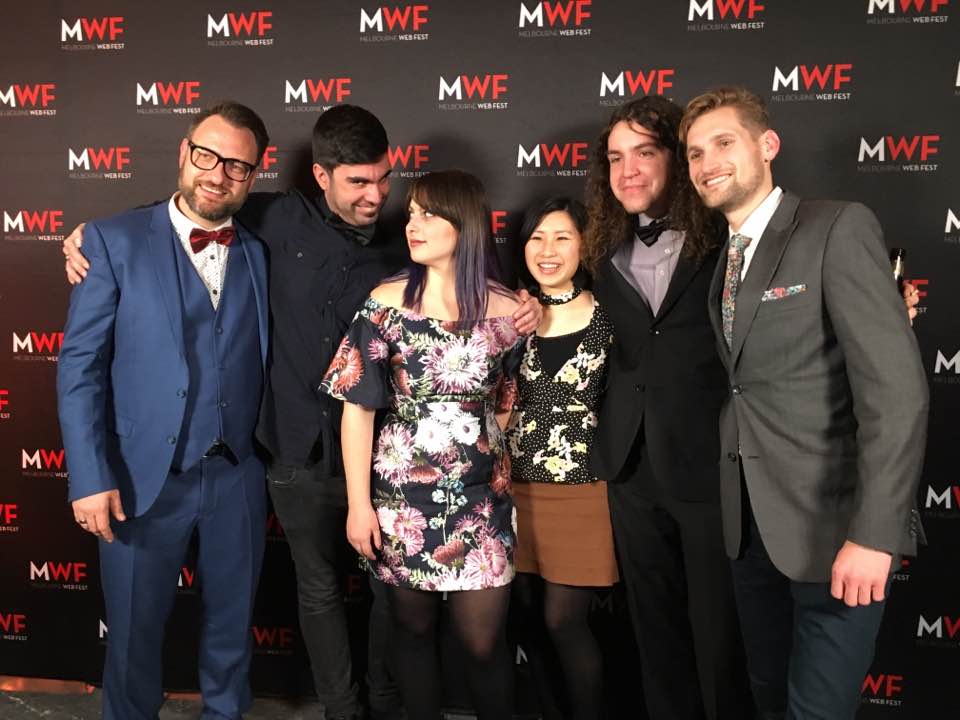 Former student Alexander Hipwell (first on right) became Program Director & General Manager at Melbourne WebFest