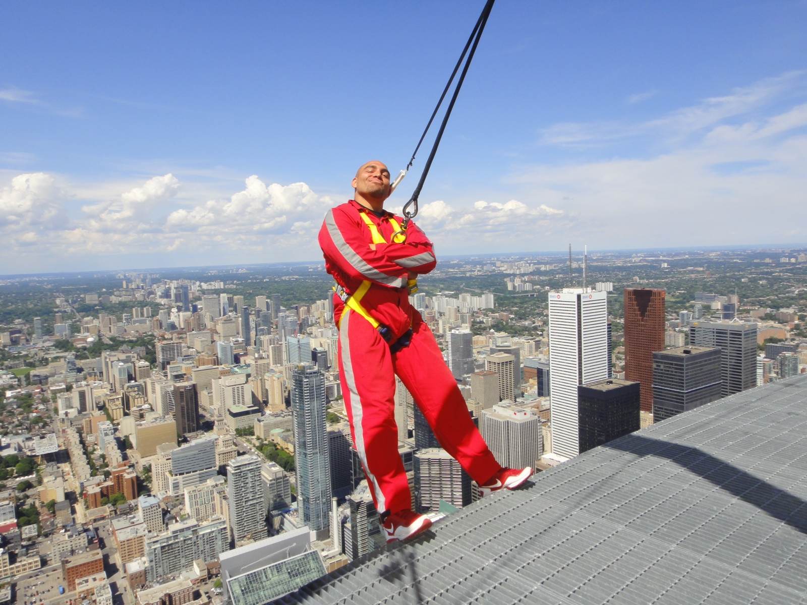 CN Tower walk in Toronto