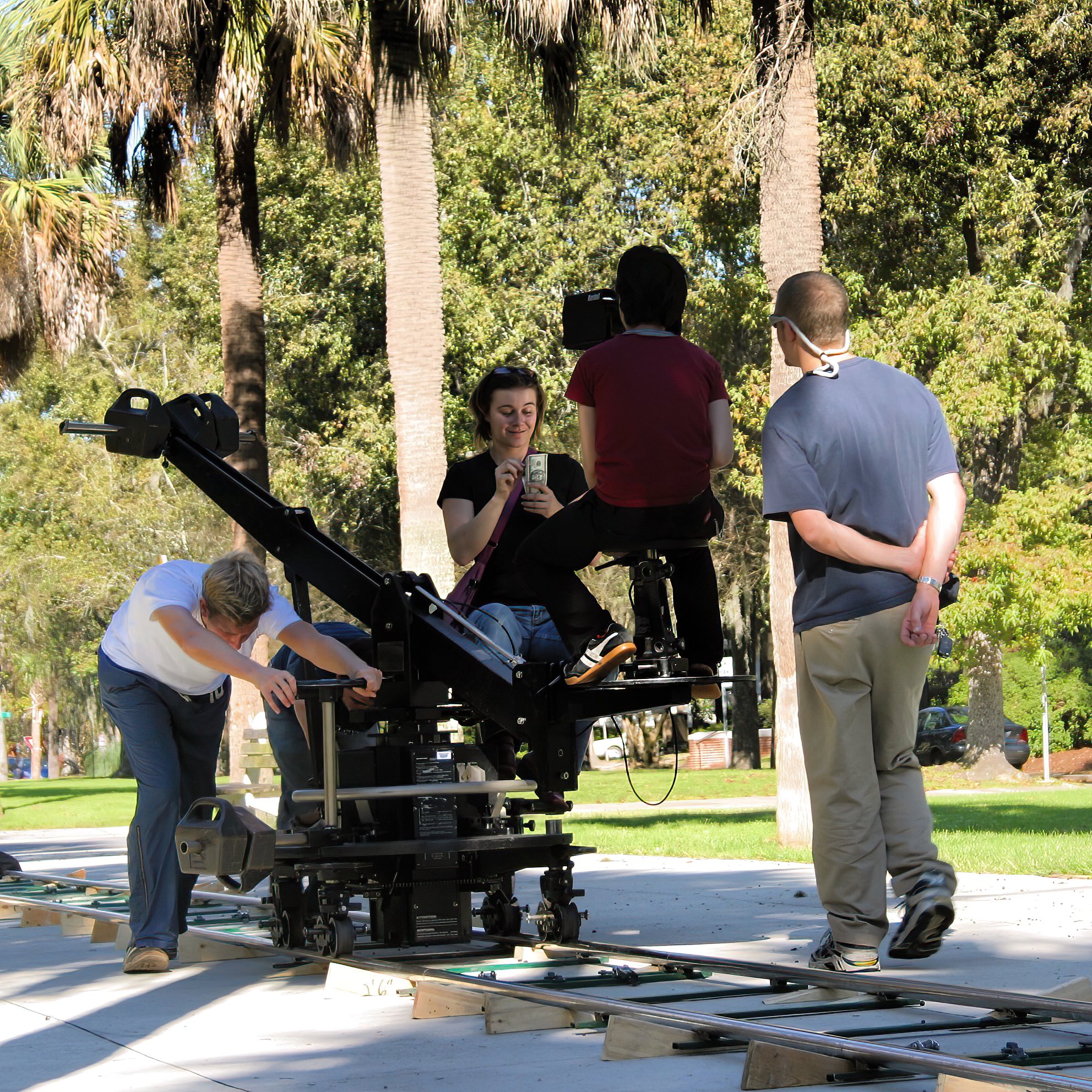  Film and Television production with Panther Dolly 