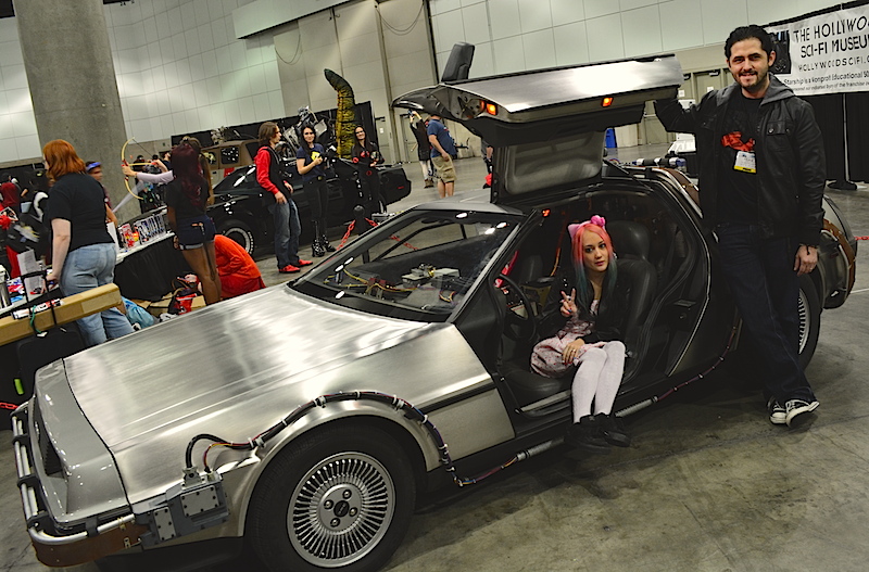  Jus' chillin' in the DeLorian.&nbsp; © West of The Rockies 