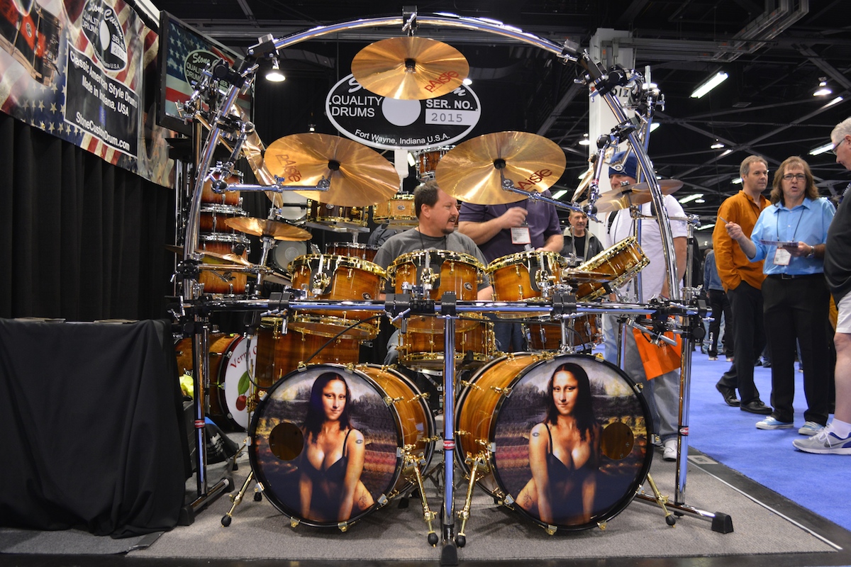 Stone Custom Drums, NAMM 2015. ©WoTR Radio