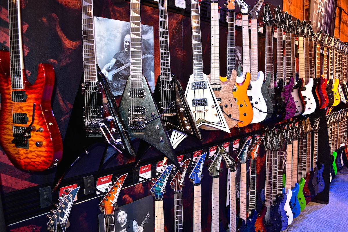 Jackson guitars, NAMM 2015. ©WoTR Radio