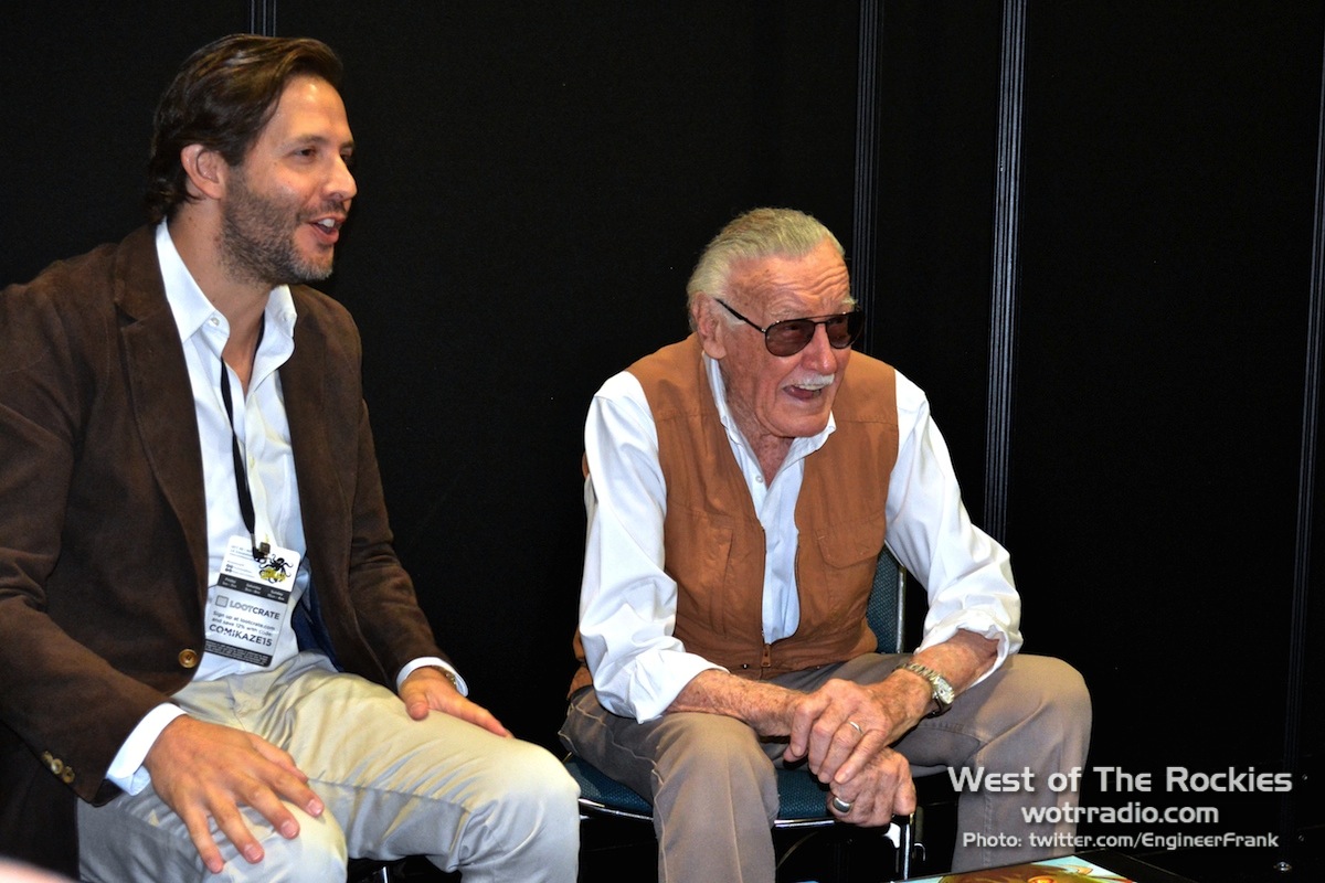 Stan Lee, never a frown on that man's face.