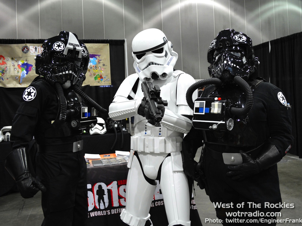 The "eddi troopers" at the eddi app booth.