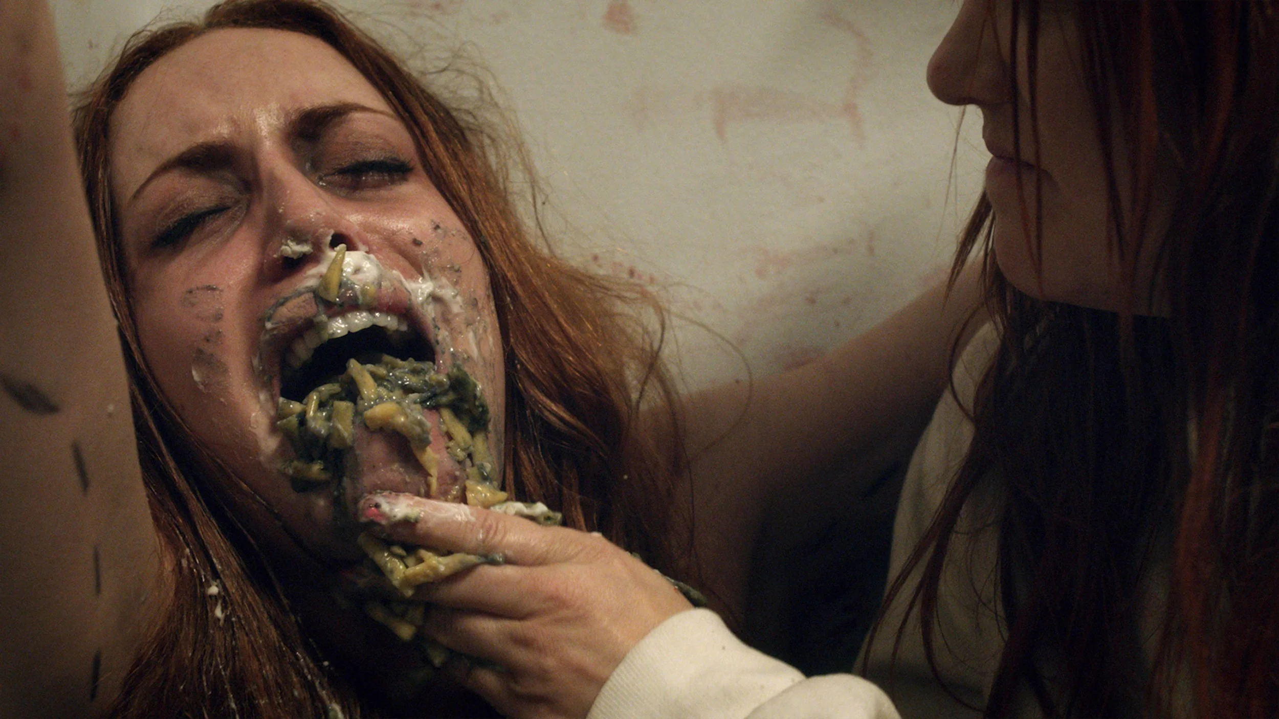 An intense movie still from Excess Flesh . Photo used with permission.