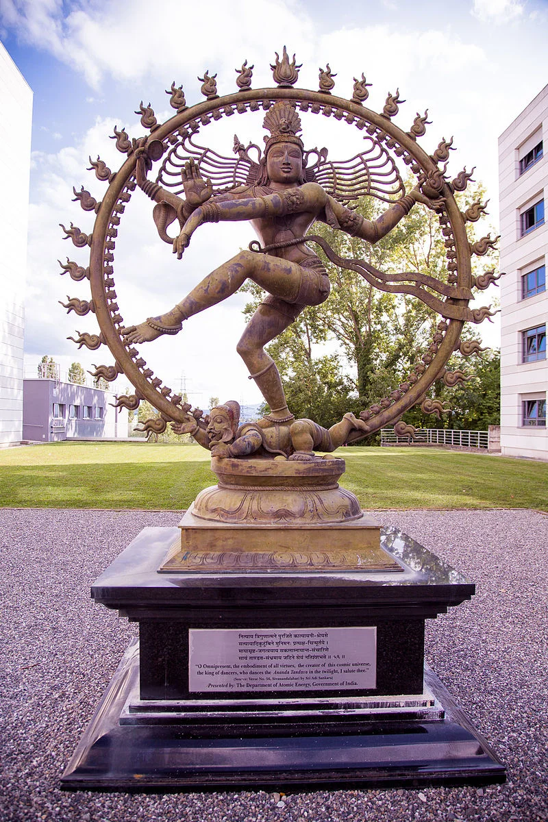 Statue of Shiva at CERN. Photo Courtesy of Wikipedia.