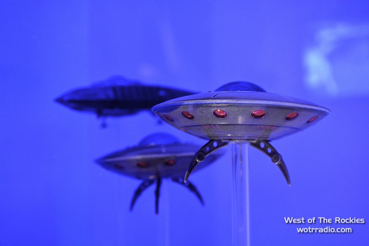 UFO Models at the Encounters Exhibit