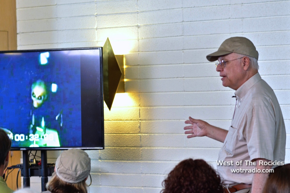 Whitley Strieber, author of Communion , during his fascinating Workshop