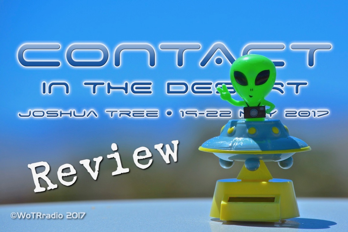 Our little buddy, "Al," was ready to experience Contact in the Desert 2017.
