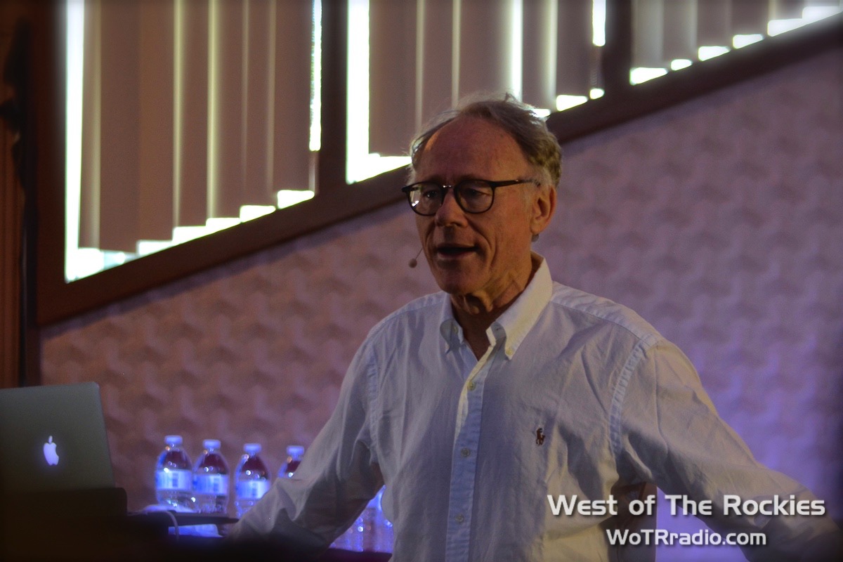 Author and researcher, Graham Hancock, during his workshop: "The Ancient Teachers of Mankind."