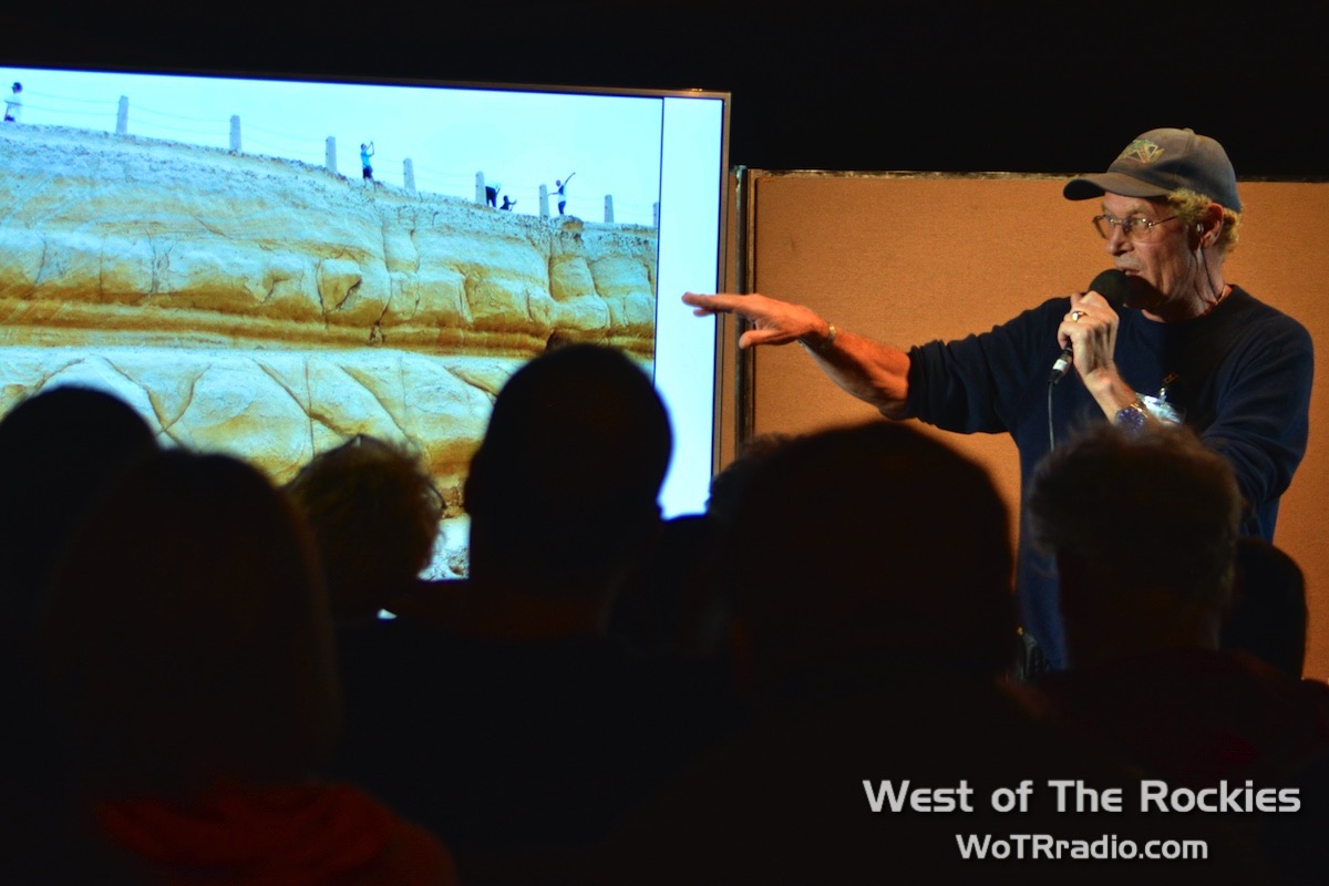  Brien Foerster during his lecture,&nbsp;"Aftershock: The Ancient Cataclysm That Erased Human History." 