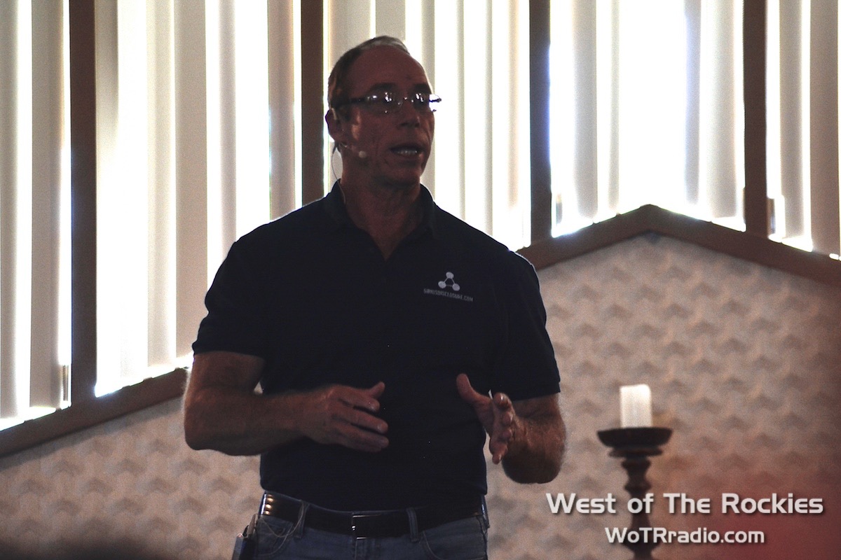 Dr. Steven Greer during his workshop, "The Choice: Endless War or 500,000 Years of Universal Peace."