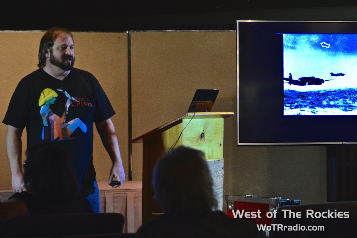 Mike Bara giving his workshop, "Hidden Agenda: NASA & The Secret Space Program."