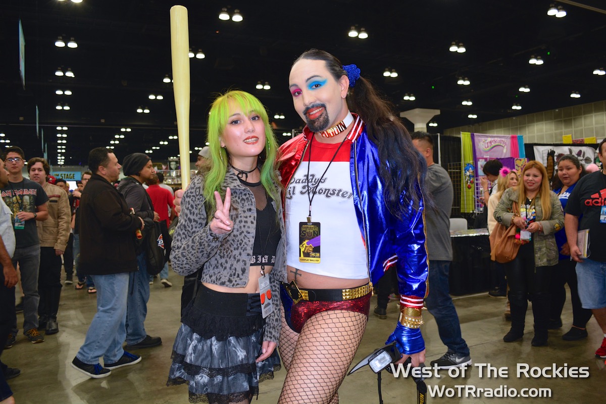 Coolest Harley Quinn at the show: