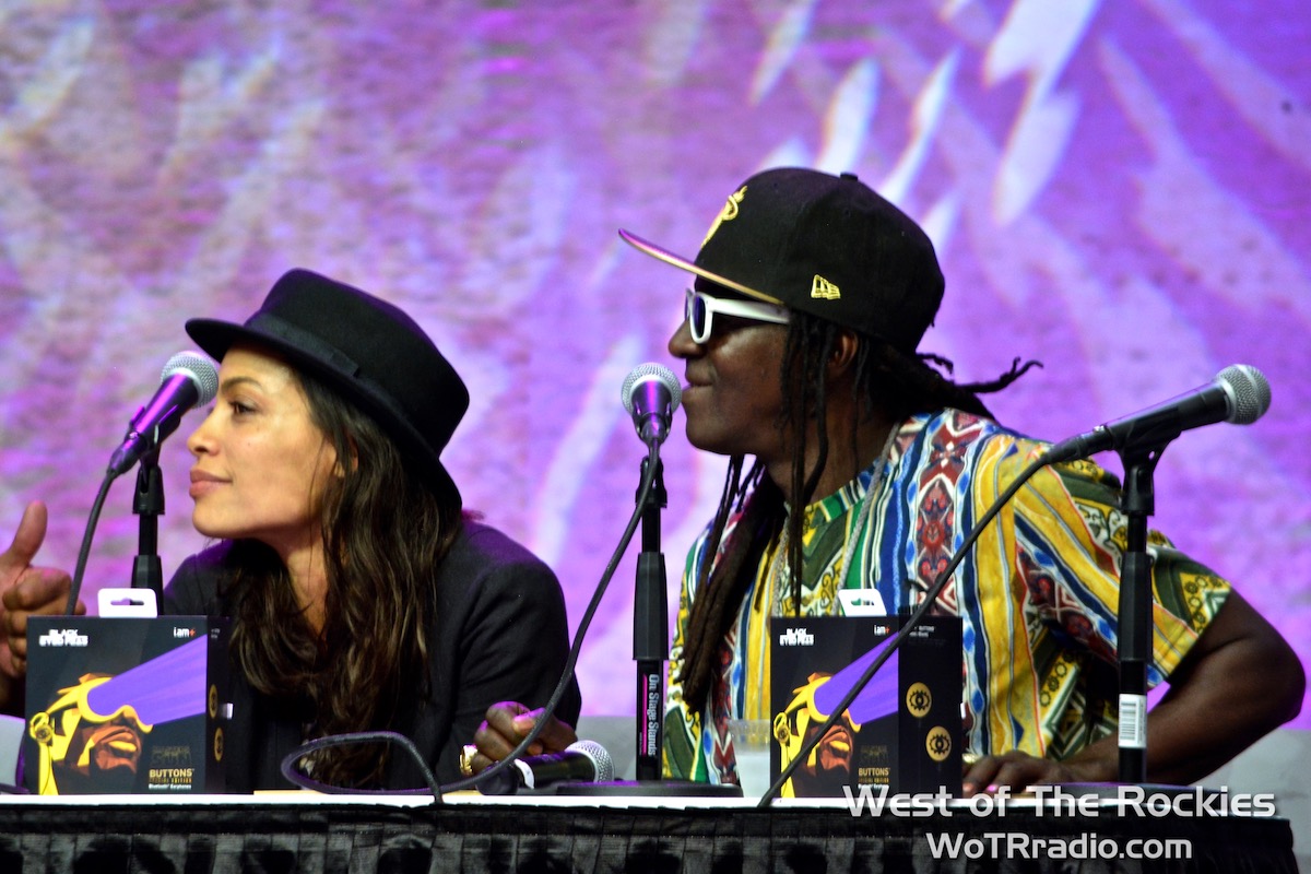 Rosario Dawson & Flava Flav